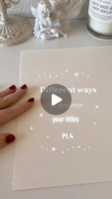 𝓣𝑎𝑛𝑖𝑎 𝓕𝑜𝑛𝑡𝑎𝑛𝑒𝑡 on Instagram: "Different ways to decorate your titles pt.4 #drawingideas #drawingtutorial #drawingtips" What Image, July 28, How To Decorate, Drawing Tips, Drawing Tutorial, Art Decor, Drawings, On Instagram, Quick Saves