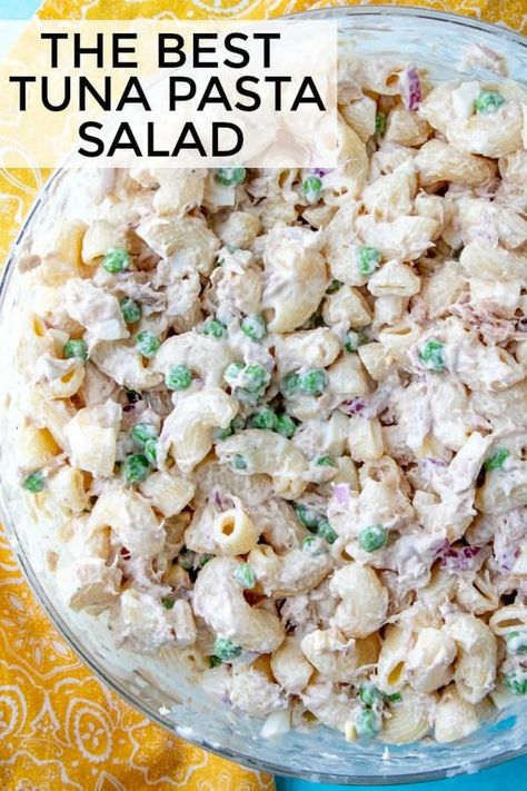 Best Tuna Pasta Salad, Tuna Pasta Salad Recipes, Tuna Pasta Salad, Salad Kale, Resep Pasta, Resep Seafood, Tuna Salad Pasta, Resep Salad, Summertime Recipes