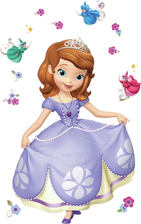 Princess Sophia Cake, Sofia The First Cartoon, Sofia The First Birthday Cake, Princess Sofia Cake, Princes Sofia, Sofia The First Characters, Sofia The First Cake, Disney Princess Cake Topper, Sofia Cake