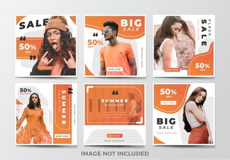 Square Banner Design, Square Layout, Social Media Campaign Design, Instagram Design Layout, Banner Design Layout, Instagram Square, Best Banner, Banner Design Inspiration, Fashion Banner