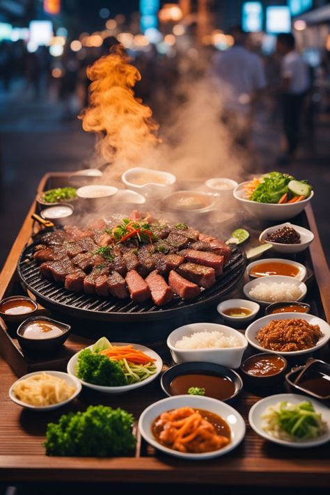 Savor the art of Japanese barbecue with mouthwatering Yakiniku in Singapore! 🍣🌟 Explore the flavors of perfectly grilled meats, intimate ambiance, and culinary excellence. Join us in a dining experience that turns every bite into a moment of pure delight! 🍽️🎉 #YakinikuJoySG #JapaneseBBQDelights #GrilledToPerfection #CulinaryExcellence #DiningIndulgence Japanese Barbecue, Japanese Bbq, Premium Meat, Grilled Meats, Barbecue Restaurant, Foreign Food, Wagyu Beef, Cocktail Desserts, Japanese Dessert