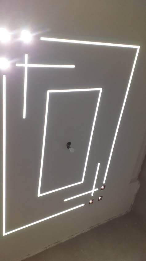 Gypsum Pop Ceiling Design, False Ceiling Led Lighting, Best Pop Design For Hall, Simple Gypsum Ceiling Design Living Rooms, Profile Fall Ceiling Designs, Strip Light Ceiling Design, Profile Pop Design, Fall Ceiling Designs For Kitchen, Profile False Ceiling Design