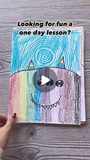 Meagan Carloss on Instagram: "This texture monster lesson is SO fun and can be completed in just one day! Your students can get creative as they come up with a cute or scary monster. This is perfect for the random short weeks, for a sub, or for Halloween! Comment MONSTER to get a link to my monster idea sheet and step by step drawing guide!🖤" Kawaii Monster, Scary Monster, My Monster, Art Plan, Scary Monsters, Drawing Guide, Guided Drawing, Step Drawing, Autumn Art