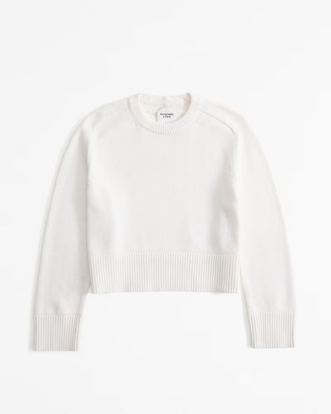 Women's Wedge Crew Sweater | Women's Tops | Abercrombie.com American Clothing, Pullover Sweater Women, Abercrombie And Fitch, Womens Wedges, Abercrombie & Fitch, Women's Tops, American Apparel, Abercrombie Fitch, Pullover Sweaters