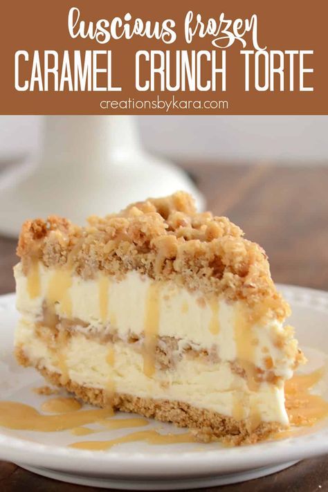 Caramel Icebox Cake, Butter Brickle, Icebox Desserts, Impressive Dessert, Caramel Treats, Dessert Pie, Caramel Crunch, Torte Recipe, Caramel Desserts