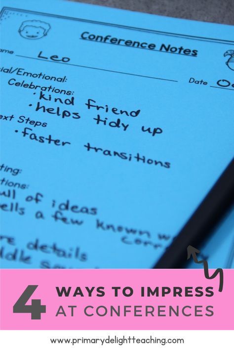 Looking for ideas for parent teacher conferences in preschool, kindergarten or first grade? This blog post shares lots of tips and tricks to help you prepare for successful conferences - and even includes FREE conference planning forms! After reading this post, you will know what to say at parent teacher conferences. #ConferenceTime#ParentTeacherConferences #ConferenceForms Pre Conference Form For Parents, Kindergarten Conference Ideas, Parent Teacher Conference Forms Preschool, Parent Teacher Conferences Preschool, Preschool Conference Ideas, Preschool Parent Teacher Conferences Free Printable, Parent Conference Forms Free, Elementary Conferences, Parent Teacher Conference Ideas