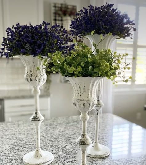 Candle Holders Decor Ideas, Small Home Garden, Modern Garden Design Ideas, Candle Stick Decor, French Farmhouse Style, Modern Garden Design, Home Garden Design, French Farmhouse, Country House Decor