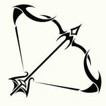 Tribal bow and arrow Bow Arrow Tattoos, Bow And Arrow Tattoo, Archery Tattoo, Sagittarius Tattoos, Alex Tattoo, Sagittarius Tattoo Designs, Tattoo Arrow, Bow Tattoo Designs, Jin Jang