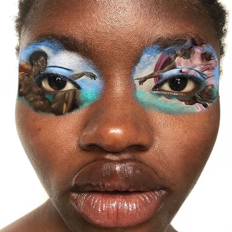 15.9 k mentions J’aime, 111 commentaires - ✨Black Art✨ (@cocoagallery) sur Instagram : "Digital art makeup by @beasweetbeauty ✨ . . “@honeiee Harmonia Rosales painted her own version of…" Greek Makeup, Model Polaroids, Artsy Makeup, Ethereal Makeup, Classical Art, Makeup Art, Black Art, Makeup Inspo, Body Painting