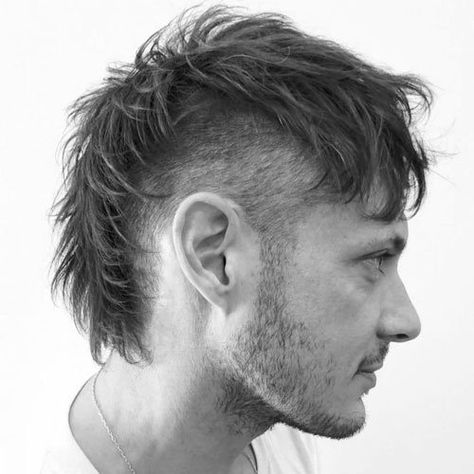 57 Cool Mullet Haircuts For Men (2022 Style Guide) Mohawk Men, Punk Mullet, Modern Mohawk, Modern Mullet Haircut, Surfer Hairstyles, Punk Haircut, Long Mohawk, Mohawk For Men, Short Mohawk