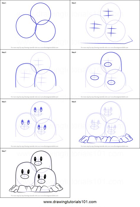 Cute Pokemon Drawings Easy Step By Step, How To Draw Pokémon, How To Draw Pokemon Step By Step, How To Draw Mewtwo, Easy Pokemon Drawings, Pokemon Art Draw, Easy Cartoon Characters, Drawing Pokemon, How To Draw Pokemon