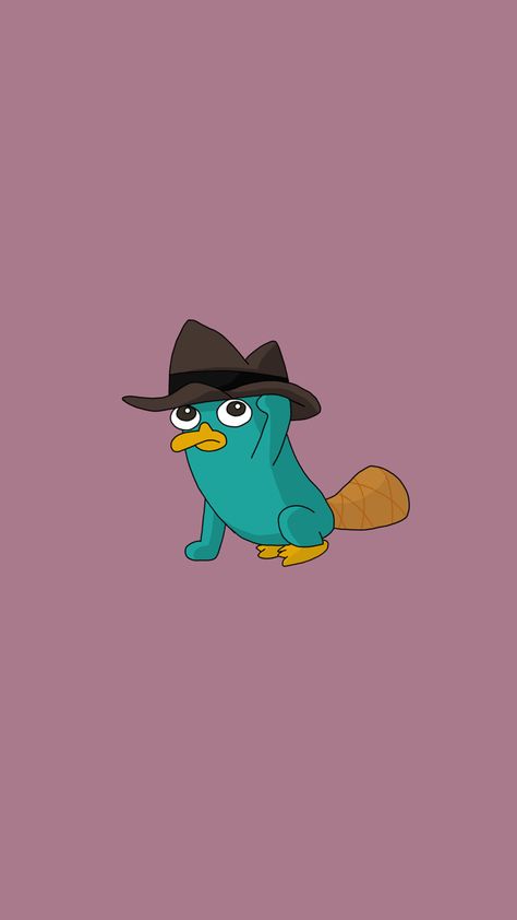 Perry The Platypus Wallpapers Aesthetic, Perry The Platypus Aesthetic, Perry The Platypus Wallpapers, Phineas E Ferb, Supernatural Tattoo, Naruto Madara, Perry The Platypus, Drawing Aesthetic, Minimalist Drawing