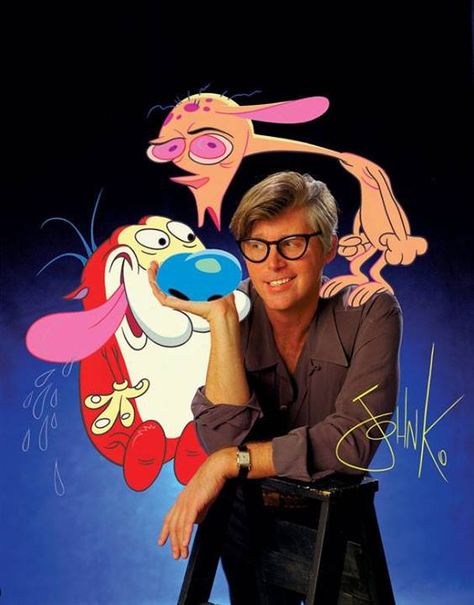 John Kricfalusi, creator of The Ren & Stimpy Show John Kricfalusi, Famous Fictional Characters, Nick At Nite, Goofy Cartoon, Happy Happy Joy Joy, Ren And Stimpy, Canada Eh, Classic Cartoons, 90s Kids