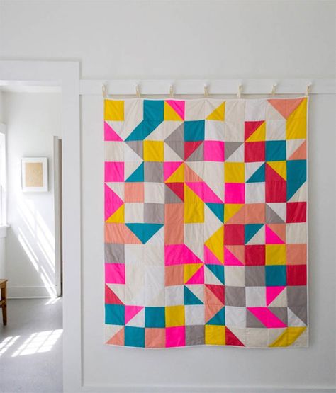 Finds Archives | Handmade Charlotte Quilt Hanging, Lattice Quilt, Quilt Hangers, Colorful Quilt, Handmade Charlotte, Felt Coasters, Purl Soho, Beginner Quilt Patterns, Easy Quilt Patterns