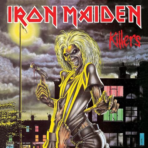 Iron Maiden 80s Album Covers, Iron Maiden Album Covers, Band Covers, Iron Maiden Albums, Happy 40th Anniversary, Greatest Album Covers, Dave Murray, Iron Maiden Eddie, Cool Album Covers