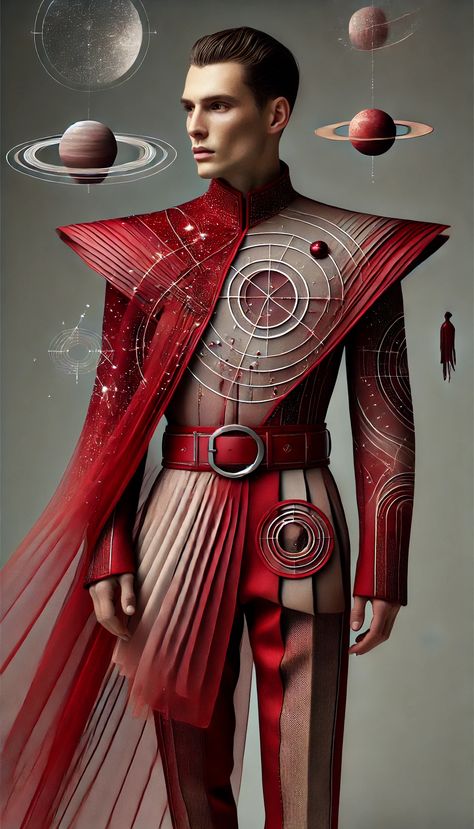 Planet Inspired Outfits, Scifi Outfit Male, Galactic Fashion, Sci Fi Clothing, Space Fashion, Event Outfit, Futuristic Fashion, Fantasy Costumes, Super Hero Costumes