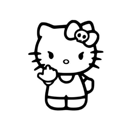 Carrd Png Dark, Carrd Png, Kitty Coloring, Hello Kitty Coloring, Kitty Drawing, Hello Kitty Drawing, Hello Kitty Collection, Coloring Page, Drawing Ideas