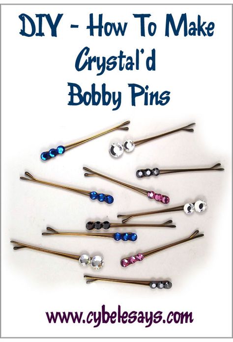 Bobby Pin Decorative Diy, Hair Dangles, Diy Bobby Pins, Bobby Pins Diy, Clothes Swap Party, Cowhide Earrings, Types Of Beauty, Ribbon Barrettes, Pins Diy