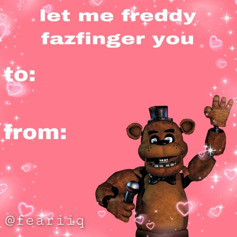 Fnaf Valentines, Cursed Valentines, Valentines Cards For Friends, Silly Valentines, Bad Valentines, Funny Fnaf, Valentines Memes, Funny Valentines Cards, Pickup Lines