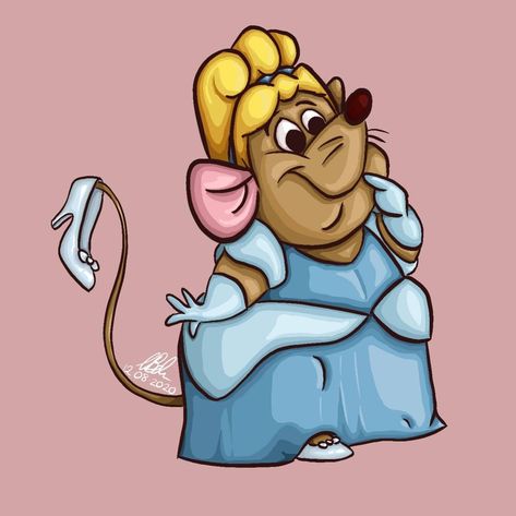 Gus Cinderella, Disney Sidekicks, Disney Princess Villains, Cinderella Mice, Princess Makeover, Gus Gus, Pokemon Project, A Level Art Sketchbook, Cinderella Disney