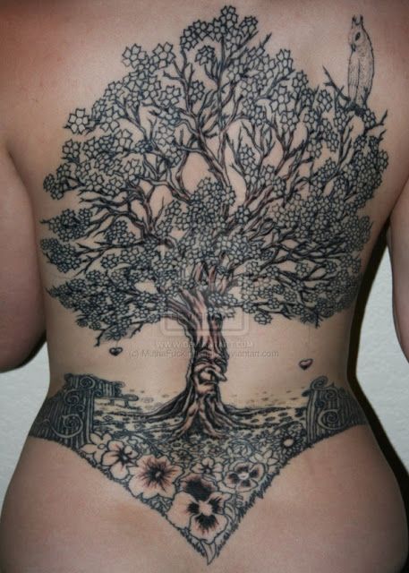 Hazel tree Tree Tattoo Meaning, Planet Tattoo, Tree Tattoo Back, Blossom Tree Tattoo, Small Back Tattoos, Tattoo Son, Family Tree Tattoo, Trendy Family, Tattoos For Women Flowers