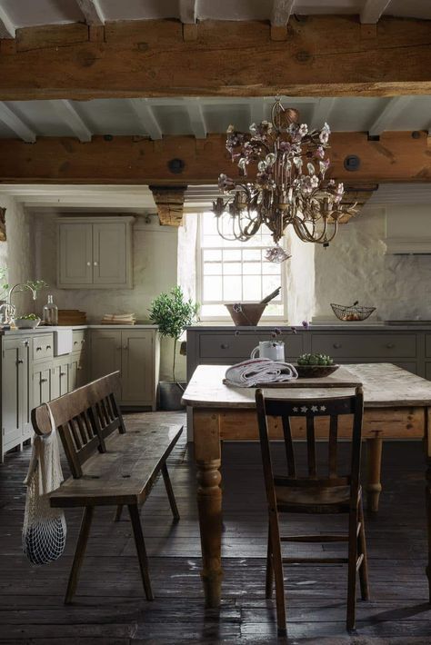 Rustic Country Kitchens, Devol Kitchens, Country Kitchen Designs, French Country Kitchens, European Home, European Home Decor, Country Kitchens, Country Style Kitchen, Cottage Kitchens