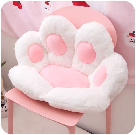 Amazon.com: Cute Seat Cushion Cat Paw Shape Lazy Sofa, Bear's Paw Office Chair Cushion,Office Cozy Warm Seat Pillow,Plush Sofa Cushion Home Decoration, Skin-Friendly Floor Mat Specially Designed for Home White : Home & Kitchen Kawaii Core Room, Cute Things On Amazon, Las Vegas Bedroom, Pink Gamer Chair, Plushies Room, Paw Cushion, Taylor Swift Room Decor, Edgy Bedroom, Minimalism Room