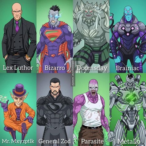 🔥DCEU & DC UNIVERSE NEWS🔥 on Instagram: “A few of SUPERMAN'S rogues gallery! Which ones your favorite?? Credit for art: @philchoart  #Superman #Art #Artwork #Draw #Drawing” Superman Rogues Gallery, Superman Villains, Dceu Superman, General Zod, Rogues Gallery, Dc Art, Superman Art, Dc Villains, Lex Luthor