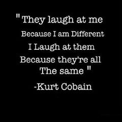 You're badass. You're beautiful. You're righteous. You're raw. You're fire & brimstone & all that glitters & burns. - So why wouldn't you celebrate YOU? We already do 🔥 rebellesociety.com - #rebellesociety #wearetheweirdos #warriorwomanrising Nirvana Quotes, Kurt Cobain Quotes, I Am Different, Papa Roach, Breaking Benjamin, Sara Bareilles, Garth Brooks, Crazy Quotes, Super Quotes