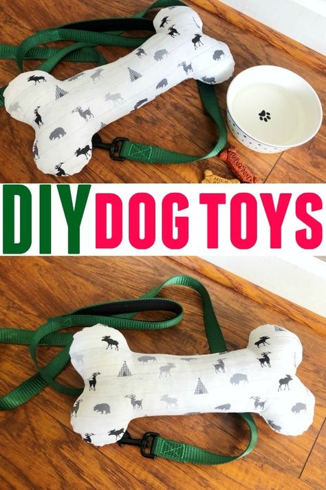 Toys For Kids To Make, Homemade Dog Toys, Dog Bone Toy, Diy Dog Toys, Easy Pets, Dog Enrichment, Sewing Tutorials Free, Interactive Dog Toys, Diy Dog