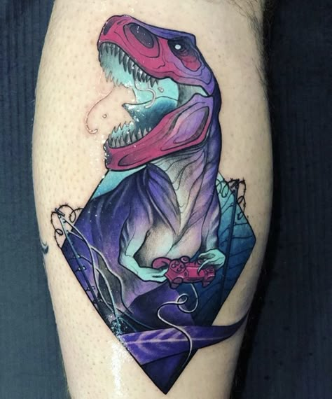 Dinosaur Tattoo, Dinosaur Sketch, Worlds Best Tattoos, Dinosaur Tattoos, Cool Dinosaurs, Tattoo Magazines, The Good Dinosaur, Tattoo Flash Art, Best Tattoo Designs