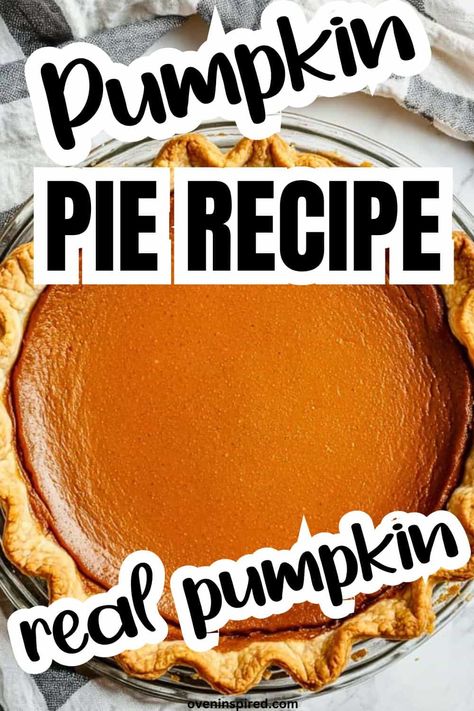 Want to know the secret to the best tasting pumpkin pie? Well make you own pumpkin puree and add these little ingredients and enjoy this pumpkin pie recipe! Save this pin for later 9 Inch Pumpkin Pie Recipe, How To Make Fresh Pumpkin Pie, Pumpkin Pie From Scratch Homemade, Pumpkin Pie Recipe With Real Pumpkin, Pumpkin Pie Recipe With Evaporated Milk, Organic Pumpkin Pie Recipe, Evaporated Milk Pumpkin Pie, Pumpkin Pie Recipe No Evaporated Milk, Pumpkin Pie Recipe Graham Cracker Crust