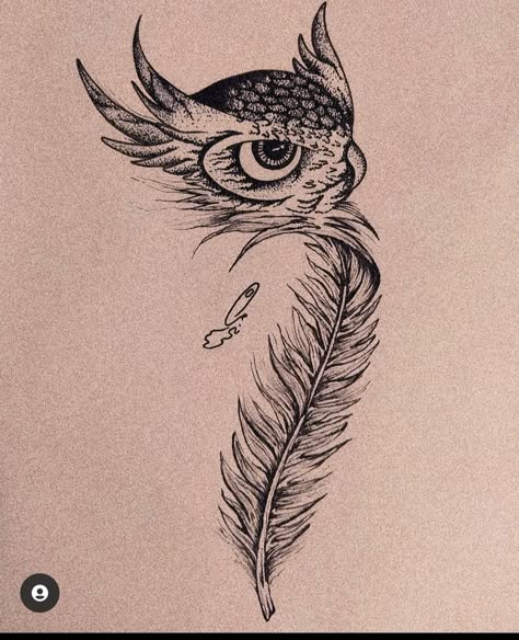 Owl Ankle Tattoo, Tiny Tattoos Hand, Hand Tattoos Cute, Owl Feather Tattoos, Geometric Owl Tattoo, Indian Tattoo Design, Cute Ankle Tattoos, Tattoos Animals, Mandala Hand Tattoos