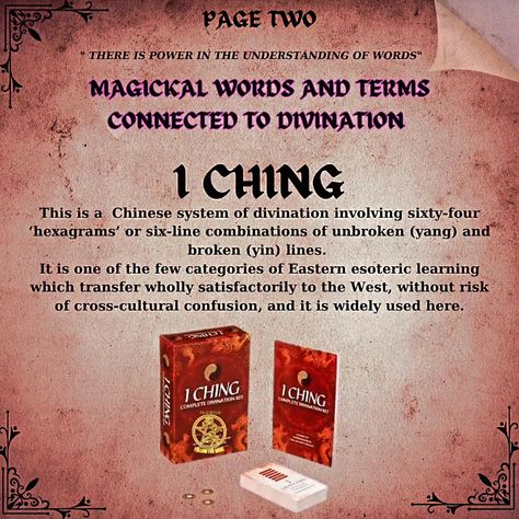 The dark side of Witchcraft 🧙‍♂️ 🪄 🧹 🧙‍♀️ Seeking guidance? The I Ching, an ancient Chinese divination tool, offers insights into your life and helps you navigate decisions. ✨ This kit includes everything you need to get started: 3-coin set 🪙 64 hexagram cards Instruction guide #iching #divination #ancientwisdom #spiritualtools #findyourpath #witchtok #witchesofinstagram I Ching Divination, Chinese Witchcraft, Chinese Divination, Magical Words, Seeking Knowledge, Occult Science, Hidden Truths, Crystal Balls, I Ching