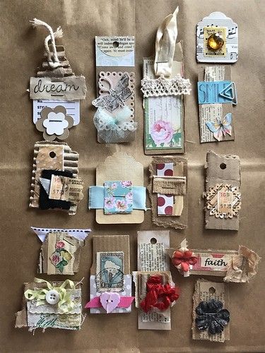 Junk Journal Embellishments, Junk Journal Tags, Embellishments Diy, Handmade Journals Diy, Scrapbook Embellishments Diy, Journal Embellishments, Artist Trading Card, Journal Tags, Embellishment Diy