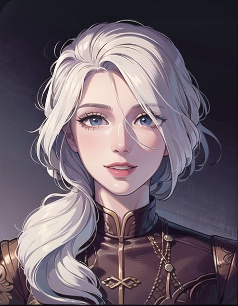 Elder Oblex Dnd, Characters With White Hair Female, Pallid Elf Female Dnd, Fallen Aasimar Female Dnd, White Haired Female Oc, Dnd Lute, Female Character White Hair, Female Oc White Hair, Character Art White Hair