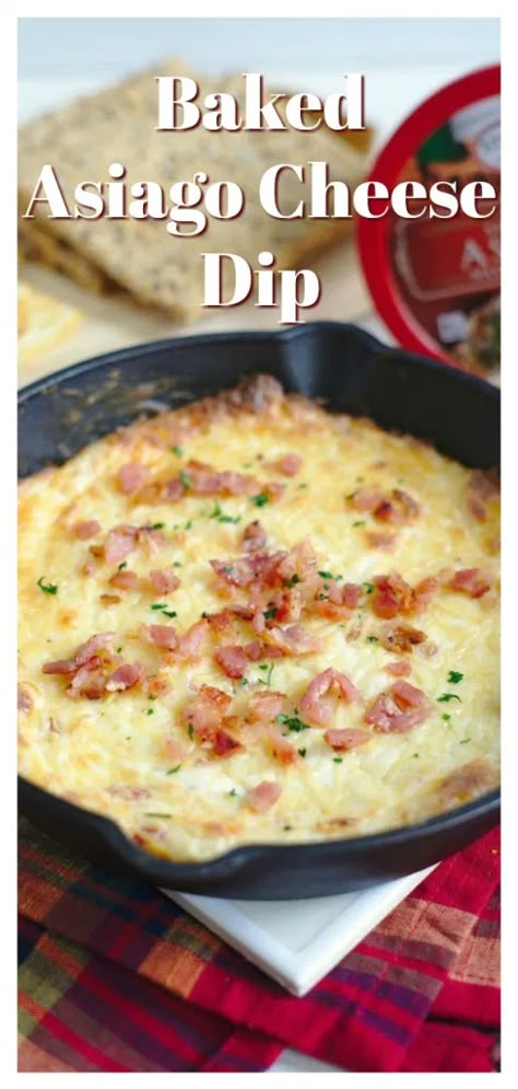 Asiago Cheese Dip, Asiago Dip, Asiago Recipes, Asiago Cheese Recipes, Savory Dips, Easy Dip, Asiago Cheese, Dips And Appetizers, Snack Dip