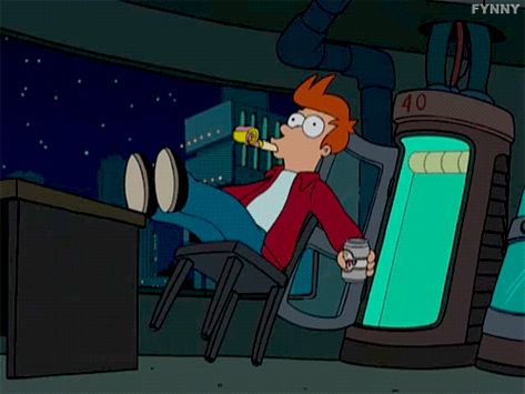 Philip J Fry, Fry Futurama, Space Pilot, Leave Of Absence, Delivery Boy, The Memes, Iconic Movie Posters, Matt Groening, 1000 Years