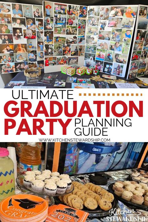 Planning a graduation party? Get inspired with these creative ideas from Kitchen Stewardship! From decorations to menu suggestions, make your grad's celebration one to remember. #GraduationParty #PartyPlanning #CelebrateSuccess Party Planning Timeline, Perfect Schedule, Menu Suggestions, Senior Party, Celebrate Success, Backyard Graduation Party, Party List, Graduation Party Foods, Graduation Party Centerpieces