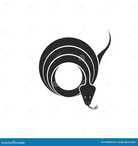 Snake Logo Round Geometric Shape, Twisted Reptile Rings Graphic Illustration for Tattoo or Sticker in the Minimalist Style Stock Vector - Illustration of flat, mascot: 146826978 Geometric Snake, Round Tattoo, Snake Logo, Japanese Animals, Tattoo Graphic, Geometric Logo, Round Logo, Snake Tattoo, Shape Art