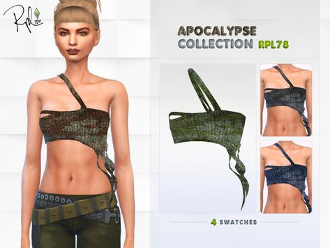 Sims 4 Cc Loincloth, Sims 4 Zombie Apocalypse, Sims 4 Zombie Apocalypse Cc, Fantasy Apocalypse, Apocalypse Clothing, Zombie Clothes, Sims Stories, Sims 4 Challenges, Sims 4 Cas Mods