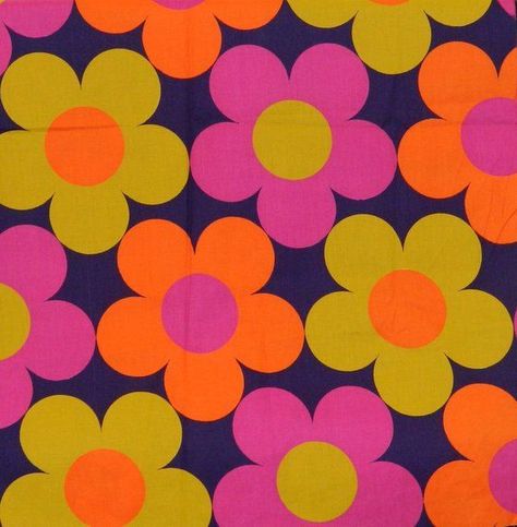 1000+ ideas about Flower Power 60s on Pinterest | 60 s, 70s hippie ... The 60s, Orange Yellow, Colorful Flowers, Circles, Orange, Yellow, Purple, Flowers, Fabric