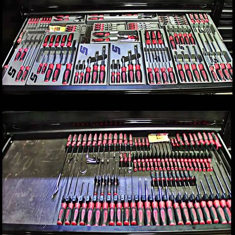 Toolbox Socket Organizer, Us General Tool Box, Custom Tool Boxes, Tool Chest Organization, Inspection Mirrors, Small Parts Storage, Organizers Storage, Tool Drawers, Socket Organizer