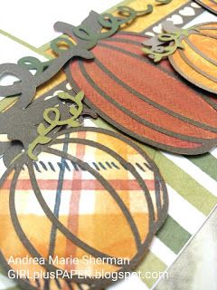 Pumpkin Patch Layout, Heart Scrapbook, Office Halloween Decorations, Fall Scrapbook Layouts, Halloween Office, Ctmh Layouts, Paper Decor, Heart Projects, Creative Memories Scrapbooking