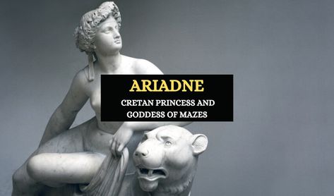 Although Ariadne doesn't get a lot of credit for her role in Greek mythology and may be seen as a passive figure who is cheated on, she's quite inspirational and should get more recognition than is given to her. Ariadne Aesthetic, Ariadne Mythology, Ariadne Greek Mythology, Goddess Taurus, Ancient Greek Sculpture, Witchcraft Books, Greek Myth, Greek And Roman Mythology, Cheated On