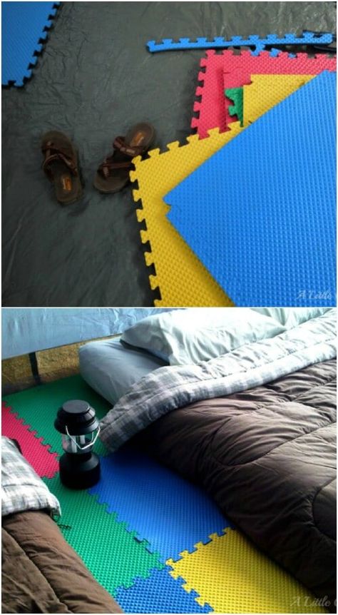 Zelt Camping Hacks, Camping Hacks With Kids, Zelt Camping, Tent Camping Hacks, Camping Desserts, Camping Diy, Camping 101, Camping Hacks Diy, Camping Storage