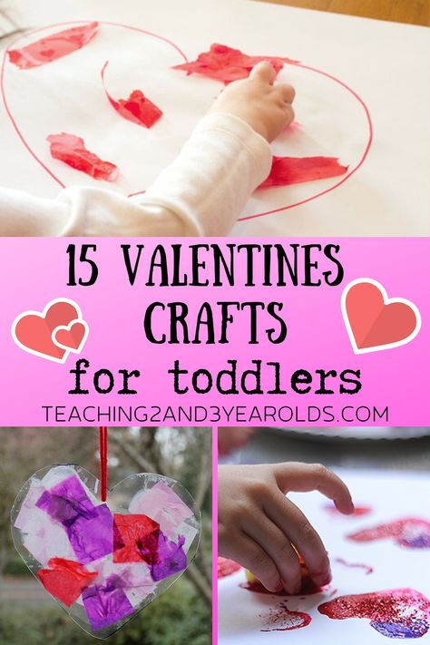 15 of the Best Toddler Valentine Crafts Preschool Valentine Crafts, Toddler Valentine Crafts, Pinterest Valentines, Crafts For Toddlers, Valentine's Day Crafts, Easy Valentine Crafts, Art Activities For Toddlers, Valentine's Day Crafts For Kids, Preschool Valentines