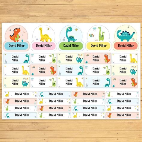 Keep your kids' school supplies organized and safe with these waterproof labels! 🏷️ #schoollabels #kidslabels . #Label_Buku #Labels_Ideas #School_Stickers_Labels #Kids_Name_Labels Name Sticker Design, School Stickers Labels, Custom Hard Hats, School Name Labels, Kids Name Labels, Labels For Kids, School Supplies Organization, Kids School Supplies, Name Label