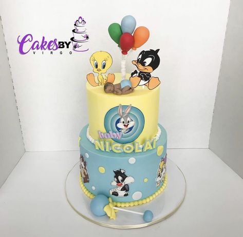 Looney Tunes Birthday Cake, Looney Tunes First Birthday Party Ideas, Looney Tunes Cake Ideas, Looney Tunes Gender Reveal, Baby Looney Tunes Baby Shower Theme, Looney Tunes Birthday Party Ideas, Looney Tunes Baby Shower Ideas, Baby Looney Tunes Cake, Baby Looney Tunes Birthday Party