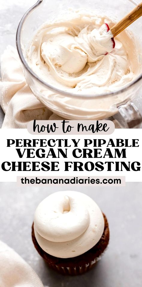 Unlock the magic of creating a creamy, smooth vegan cream cheese frosting that's perfect for piping. This easy-to-follow guide will transform your cakes and cupcakes with a deliciously tangy and dairy-free topping. Whether you're a seasoned baker or just starting out, this recipe will elevate your desserts to the next level. Dive into the world of plant-based baking and impress your friends with your newfound skills. Vegan Cream Cheese Frosting, Plant Based Desserts, Frosting Tips, Vegan Cream Cheese, Food App, Cream Cheese Frosting, Food Waste, Meal Planner, Frosting